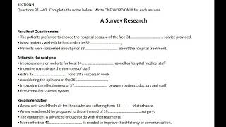Ielts Listening Section or Part 4 | Practice 1 - Real Ielts Listening Section or Part four