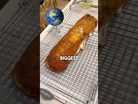 I Made the Worlds Biggest Cheese Pull! 😳 #shorts