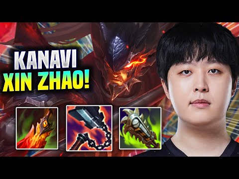 KANAVI GREAT COMEBACK WITH XIN ZHAO! - JDG Kanavi Plays Xin Zhao Jungle vs Lee Sin! | Season 2022