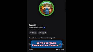 SÓ 4% DOS PLAYERS PLANTARAM CENOURA🥀
