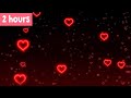 ️ Neon Light Hearts Flying Heart Background Video Loop Animated Background Wallpaper Heart