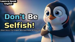 Don't Be Selfish | Kindness Always Wins | This Penguin Gave Away His Only Fish | Moral Story English