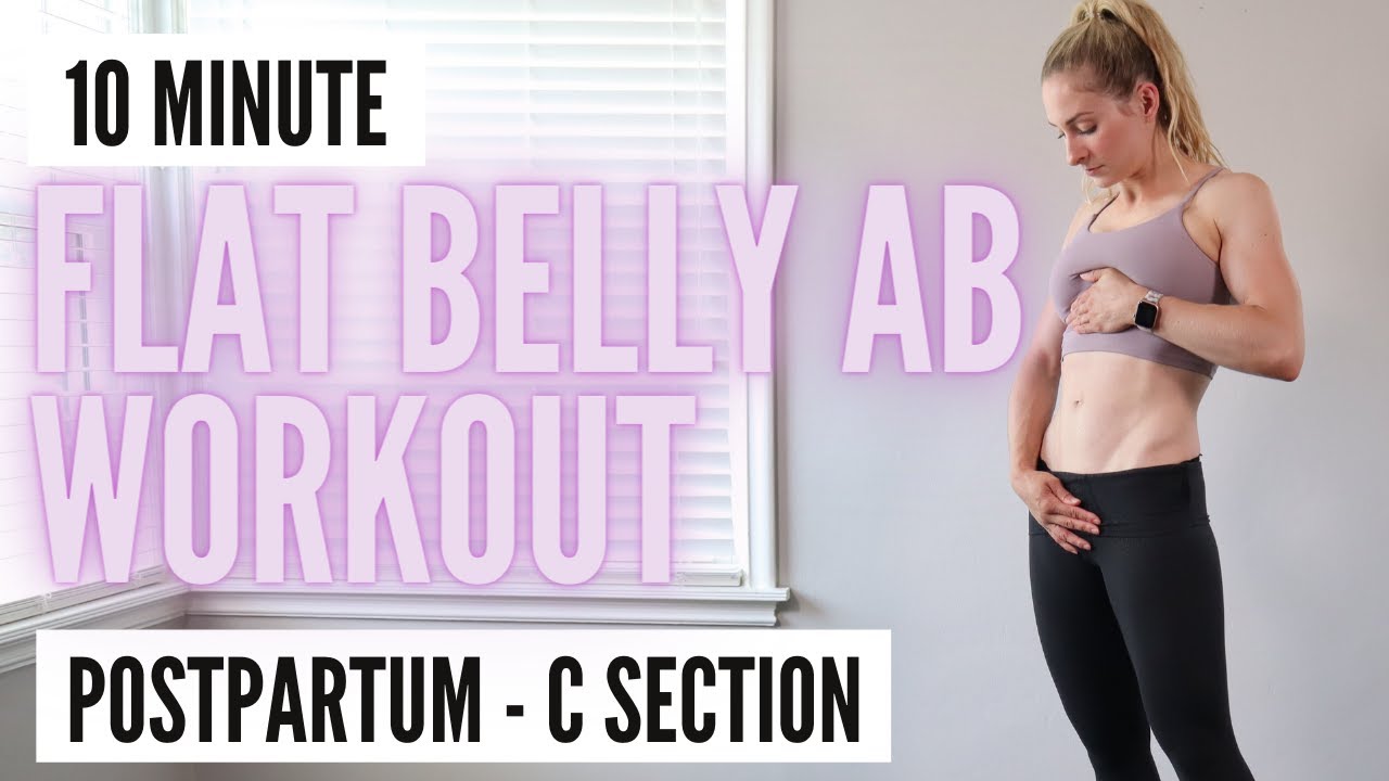 Easy 10-Minute Postpartum Ab Home Workout