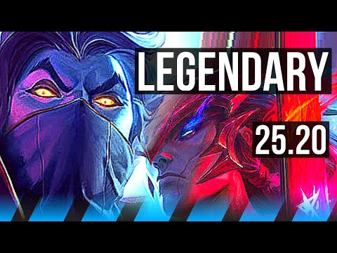 KASSADIN vs YONE (MID) | Penta, 13/0/4, Legendary | EUW Diamond | 25.20