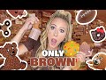 BROWN ONLY FIDGET SHOPPING CHALLENGE! 🧸🍫🤎