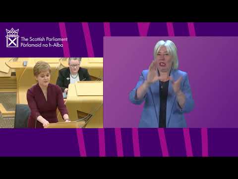 First Minister’s Statement: Covid-19 Update (BSL) - 15 March 2022