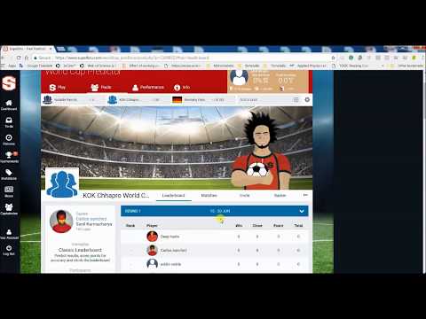 Fifa World Cup 2018 Predictions Superbru Tutorial