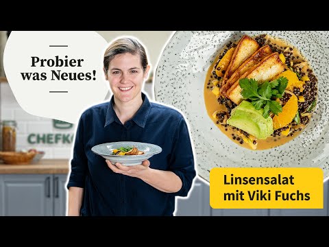 Viki macht Mango-Linsensalat mit gebratenem Tofu | Probier was Neues! | Chefkoch