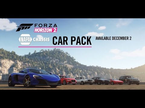 Forza Horizon 2 December DLC! Napa chassis car pack! OUT NOW!