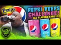 PEPSI PEEPS CHALLENGE All 3 Flavors Mixed Into One Taste Test Chug