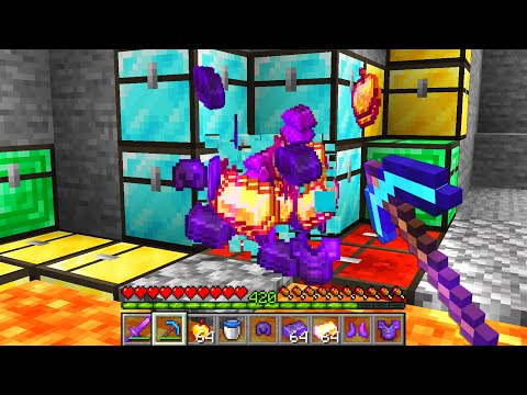 Minecraft UHC but the ores are OP "Netherite" Loot Chests...