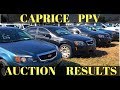 Chevy Caprice PPV Auction Results