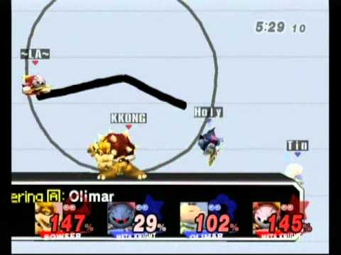 BotIE2 W½F - King Kong (Bowser) & Darkshadow (MK) vs Holy Nightmare (MK) + Tin Man (Olimar) 2