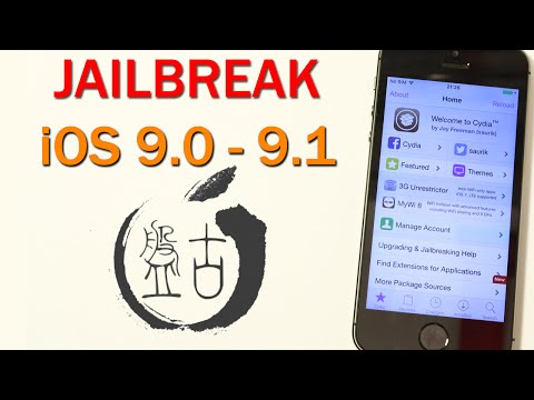 How to Jailbreak iOS 9.1 / 9.0.2 / 9.0.1 / 9.0 Using Pangu (Untethered) iPhone, iPod touch & iPad Video