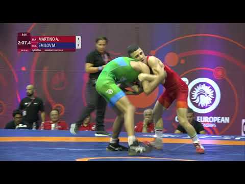 1/8 GR - 45 kg: A. MARTINO (ITA) v. M. EMILOV (BUL)