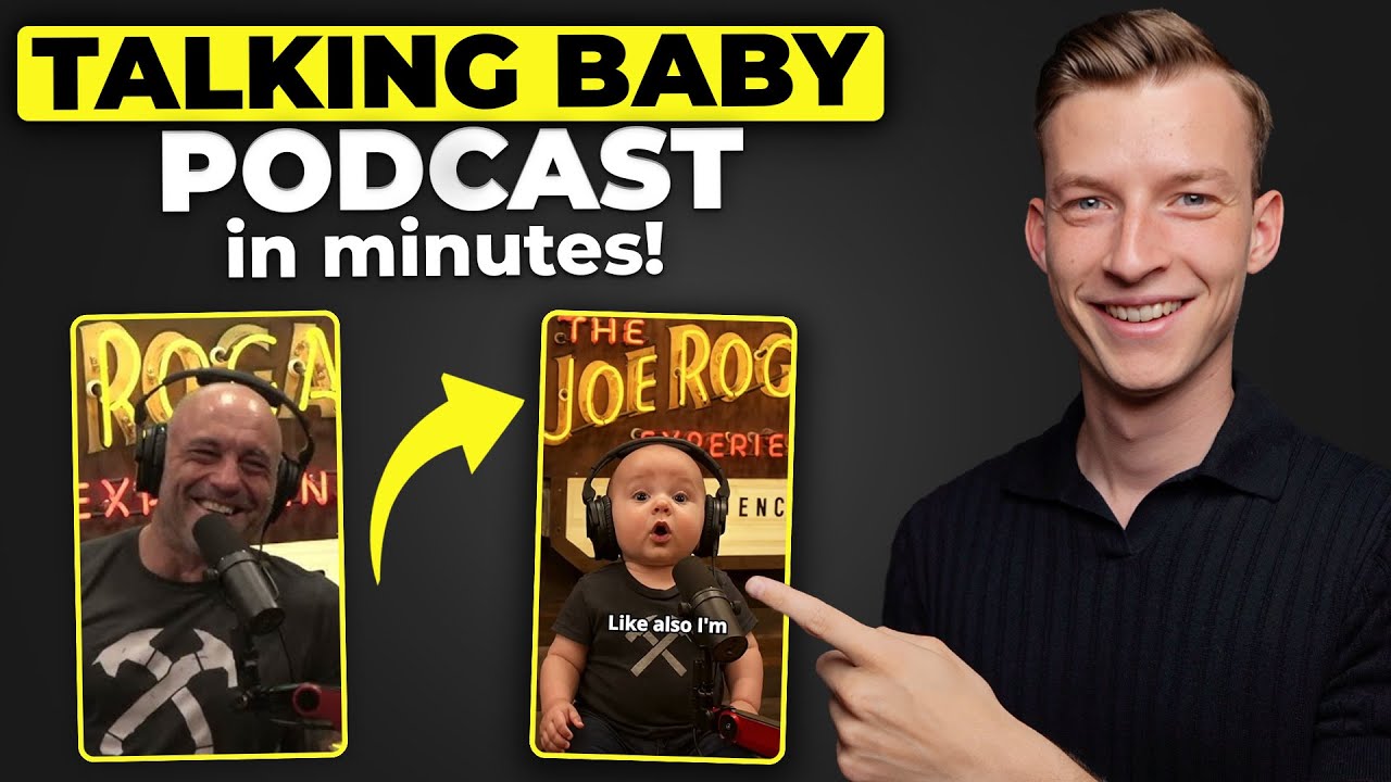 How to Create a VIRAL Talking Baby Podcast with AI (Fast & Simple Tutorial)