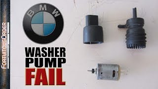 X5 Window Washer Pump FAIL