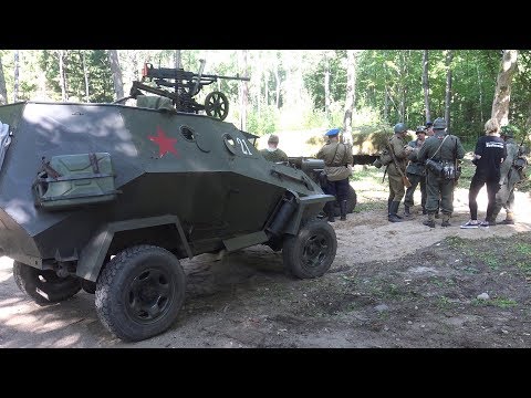 Operacja OSTRA BRAMA 1944 - inscenizacja historyczna w Wilczym Szańcu