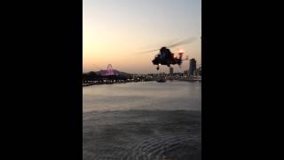 Sprayed over by a Fighter Pilot