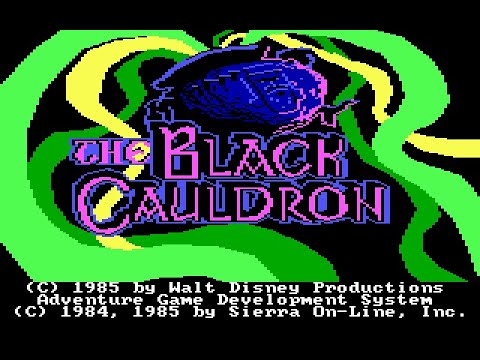 The Black Cauldron Tandy 1000 SX Real Hardware Playthrough