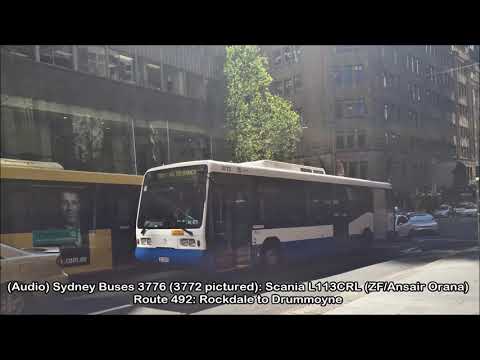 [AUDIO] Transit Systems Sydney (ex-STA) M/O 3776: Scania L113CRL (ZF/Ansair Orana)