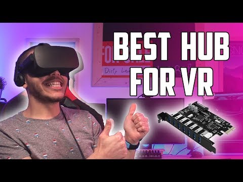 BEST USB HUB FOR OCULUS RIFT VR ?- Yottamaster 7 port USB 3.0 expansion card