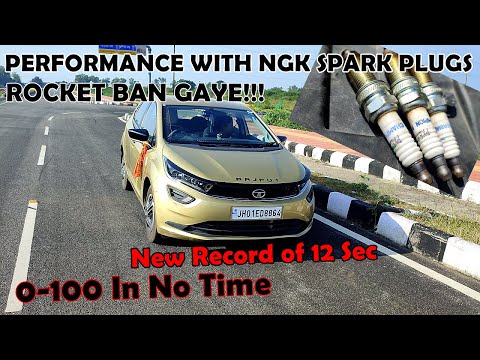 🔌What Changes I Observed With NGK Spark Plug In My Altroz | PERFORMANCE TEST | 🤩0-100 in 12 Seconds