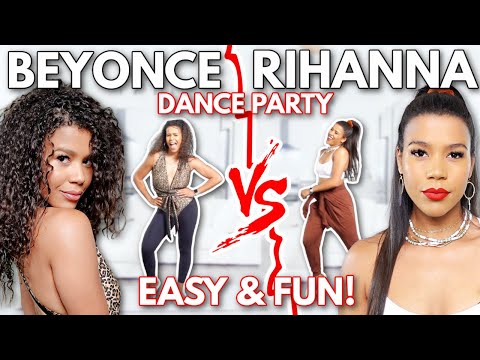 Rihanna vs Beyonce Dance Party Workout (Full Body, No Equipment)| growwithjo