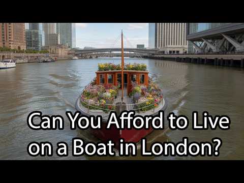 What's it LIKE Living on a Wide Beam Boat in LONDON?