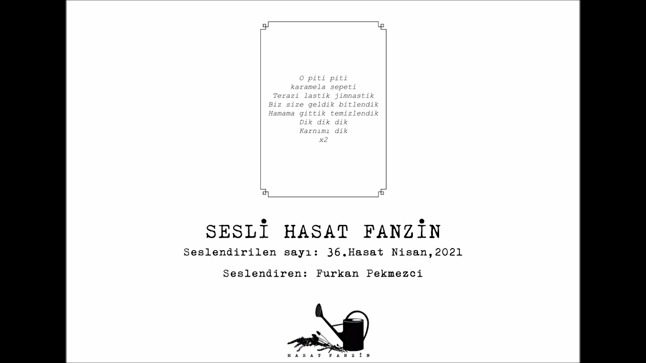 Sesli Hasat- 36. Hasat - Nisan, 2021