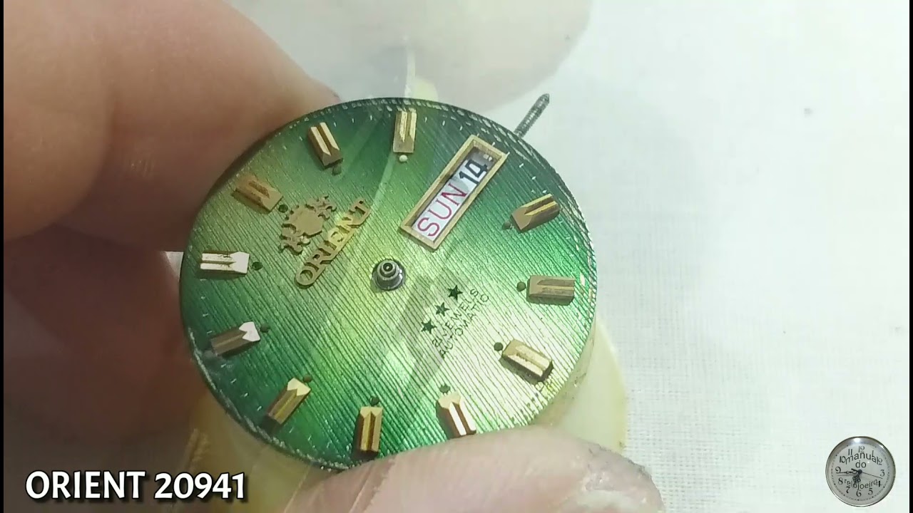CONSERTO DO RELÓGIO ORIENT AUTOMATICO SUPER ANTIGO - ACOMPANHE ESSA MANUTENÇÃO