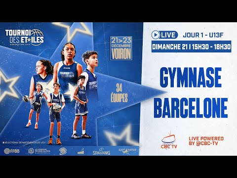 LIVE | Tournoi des Étoiles 2025 – Jour 1 (U13F) | Gymnase Barcelone | Voiron