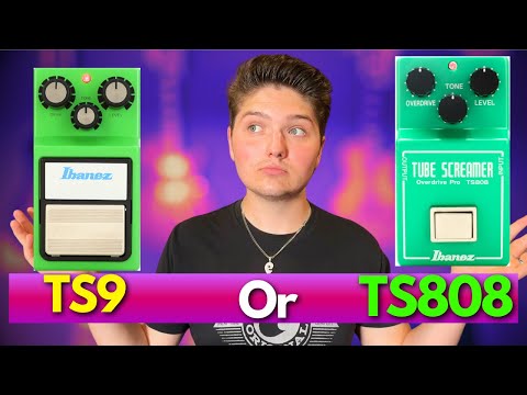 Which Tube Screamer is BEST? Ibanez TS9 or TS808
