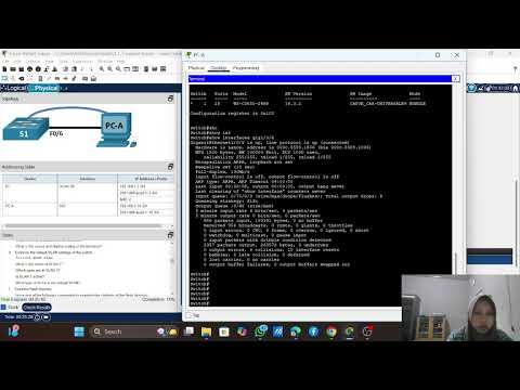 1.1.7 Lab - Basic Switch Configuration