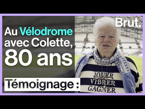 À 80 ans, Colette est l'une des plus anciennes supportrices de l'OM.