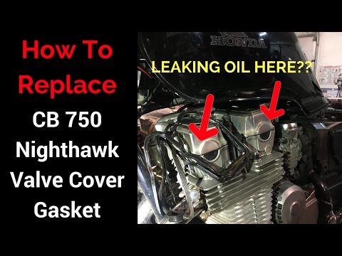 CB750 Nighthawk: Valve Cover Gasket Replacement