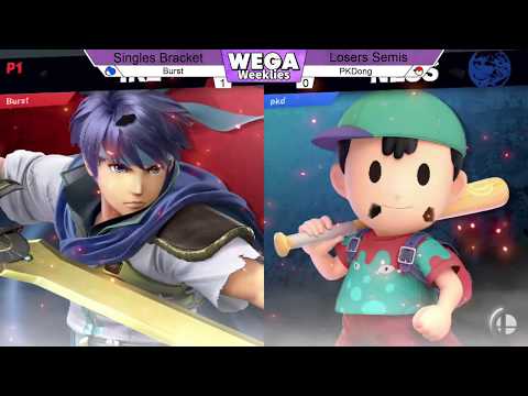 WU8 - Losers Semis - Burst (Yoshi, Ike, Inkling) vs PKDong (Ness)