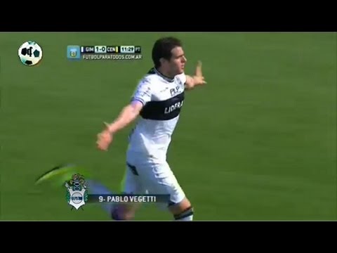 Gol Pablo Vegetti - Gimnasia 1 Vs Rosario Central 0 - Primera División 2014