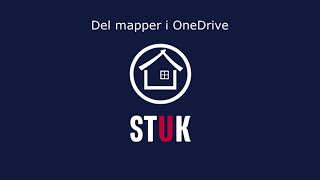 Del mapper i OneDrive