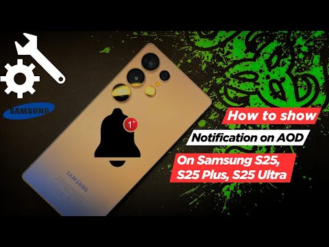 How to Show Notifications on AOD | Samsung S25, S25 Plus, S25 Edge and S25 Ultra