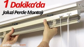 Jaluzi Perde Montajı Nasıl Yapılır ? - PerdeSiparisi.com