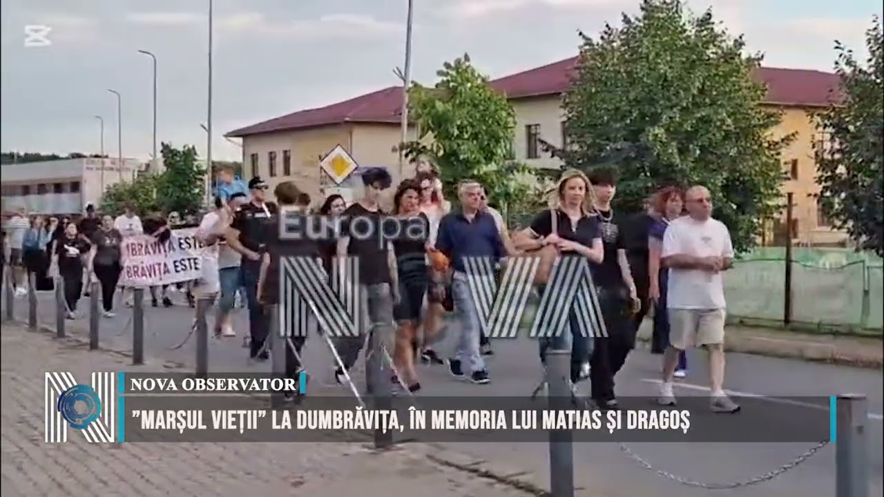 ”Marșul vieții” la Dumbrăvița, în memoria lui Matias și Dragoș