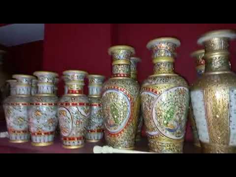 Marble Vase, Diwali Decoration, Home Decor Idea, Corporate Gift, Handicraft, Marble Gift Idea,