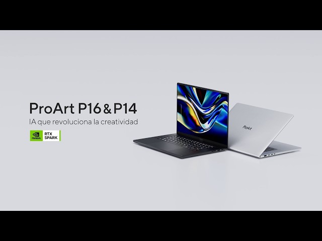 Portátil Asus ProArt P14 H7407BA-SM003W 14" NVIDIA RTX Spark N1X 32GB 1TB SSD Blackwell RTX Windows 11 Home video
