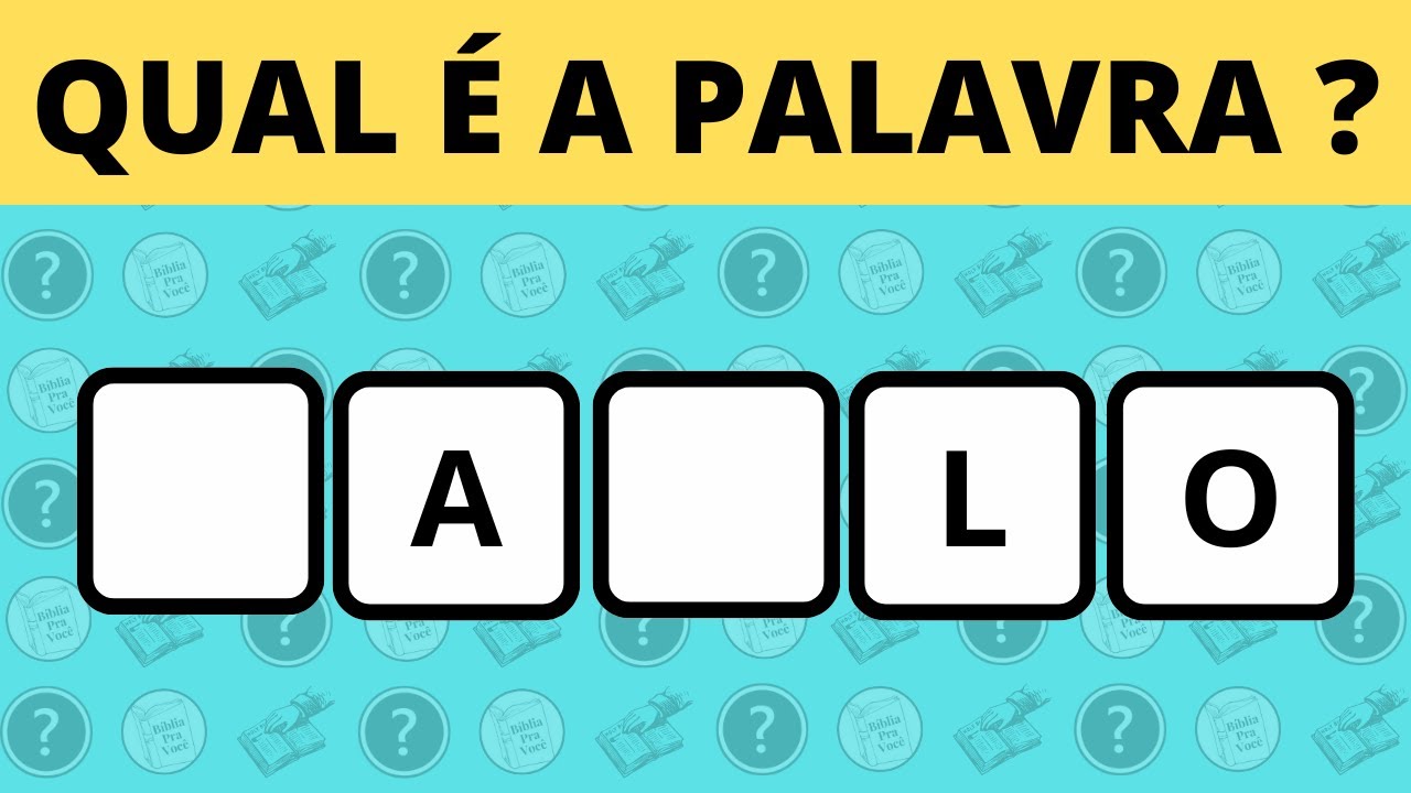 [QUIZ BÍBLICO] QUAL É A PALAVRA? QUIZ DE PALAVRAS CRUZADAS E CRUZADINHAS - DESCUBRA QUAL É A PALAVRA