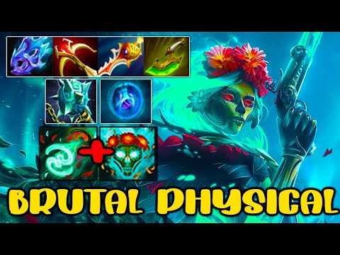 BRUTAL PHYSICAL BUILD [ Muerta ] UNSTOPPABLE - THE MOST SCAIRT CARRY - DOTA 2 GAMEPLAY