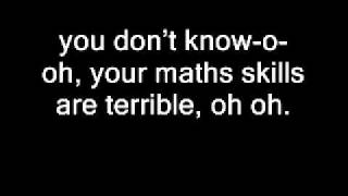 One direction - your maths skills are terrible WITH LYRICS