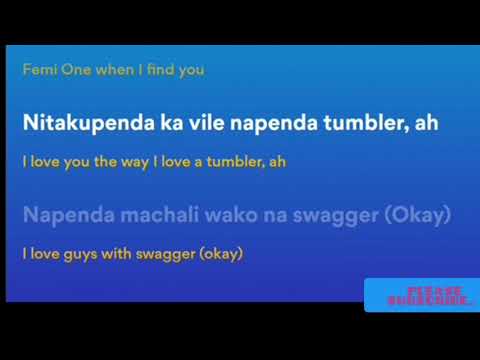 FEMI ONE feat. MEJJA - Utawezana Lyrics
