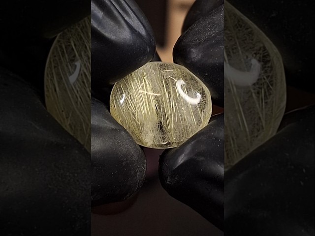 حجر سجنتك كوارتز جولدن روتايل طبيعي