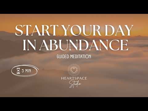 5 Minute Morning Meditation 🌞 Guided I Am Affirmations For Success, Selflove, Confidence & Gratitude